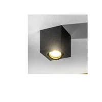 Svjetiljka GTV AVEIRO BIS, stropna, 1xGU10 230V IP20, kvadratna, crna