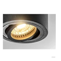 Svjetiljka GTV AVEIRO BIS, stropna, 1xGU10 230V IP20, okrugla, crna Svjetiljka GTV AVEIRO BIS, stropna, 1xGU10 230V IP20, okrugla, crna