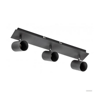 Svjetiljka GTV VENETO, stropna, 3xGU10 230V IP20, crna