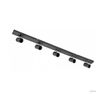 Svjetiljka GTV VENETO, stropna, 5xGU10 230V IP20, crna