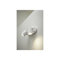 Svjetiljka GTV BLINK II, stropna, max. 250V 50/60Hz GU10, max. 2x20W, IP20, dvostruka, bijela