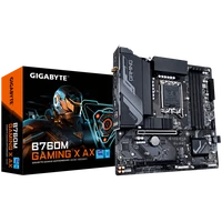 Matična ploča GIGABYTE B760M GAMING X AX, DDR5, SATA3, USB 3.2 Gen2, DP, 2.5GbE, WiFi 6E, LGA1700, mATX