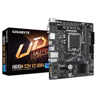 Matična ploča GIGABYTE H610M S2H V3 DDR4, DDR4, SATA3, HDMI, USB 3.2 Gen1, LGA1700, mATX