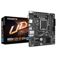 Matična ploča GIGABYTE H610M S2H V3 DDR4, DDR4, SATA3, HDMI, USB 3.2 Gen1, LGA1700, mATX