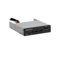 Čitač kartica CHIEFTEC, 4x USB 3.2 Gen1 Type-A/C, QC3.0, 3.5" panel