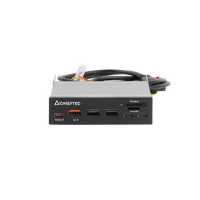 Čitač kartica CHIEFTEC, 4x USB 3.2 Gen1 Type-A/C, QC3.0, 3.5" panel