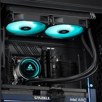 Vodeno hlađenje CHIEFTEC Iceberg 240mm, A-RGB, za Intel/AMD procesore, crno