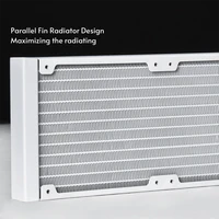 Vodeno hlađenje CHIEFTEC Iceberg 240mm, A-RGB, za Intel/AMD procesore, bijelo