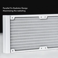 Vodeno hlađenje CHIEFTEC Iceberg 360mm, A-RGB, za Intel/AMD procesore, bijelo