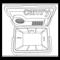 Rashladna torba CAMRY, električna, 21L