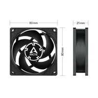 Ventilator ARCTIC P8 MAX, 80mm, 4-pin PWM
