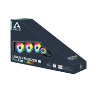 Vodeno hlađenje ARCTIC LIQUID FREEZER III PRO, 420mm, A-RGB, crni, za INTEL/AMD procesore