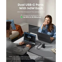 Punjač ANKER 140W za laptop, tamnosivi