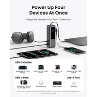 Powerbank ANKER 25.000mAh s integriranim USB-C kabelom, 165W, crni