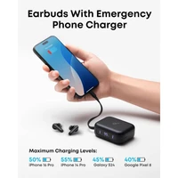 Slušalice ANKER Soundcore P41i Standard, bežične, s prijenosnim punjačem za telefon (bez Lightning adaptera), crne