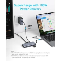 Hub ANKER 7-u-1, USB-C, dvojni prikaz