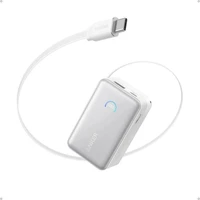 Powerbank ANKER Nano 10.000mAh, 45W s integriranim USB-C kabelom, bijeli