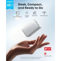 Powerbank ANKER Nano 10.000mAh, 45W s integriranim USB-C kabelom, bijeli