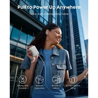 Powerbank ANKER Nano 10.000mAh, 45W s integriranim USB-C kabelom, bijeli