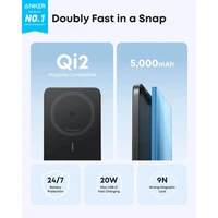 Powerbank ANKER Nano 5.000mAh Slim, crni