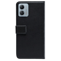 Maskica MOBILIZE PU Leather Book Case, za MOTOROLA Moto G53, crna