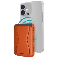 Maskica MOBILIZE PU Leather Cardholder Magnetic, smeđa
