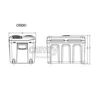 Hladnjak CAMRY, prijenosni, 40L