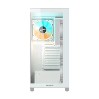 Kućište GIGABYTE C500 PANORAMIC STEALTH ICE, ATX, USB-C, USB 3.2 Gen2, ARGB osvjetljenje, bijelo