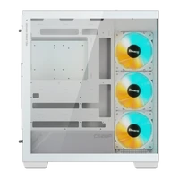 Kućište GIGABYTE C500 PANORAMIC STEALTH ICE, ATX, USB-C, USB 3.2 Gen2, ARGB osvjetljenje, bijelo