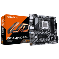 Matična ploča GIGABYTE B840M DS3H, DDR5, SATA3, USB 3.2 Gen1, DP, 2.5GbE, AM5, mATX