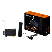 GIGABYTE GC-WIFI7 2Tx2R a/b/g/n/ac/ax/be Tri Band WIFI 7 + BLUETOOTH 5.3 PCI-E kartica