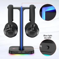 Stalak HAVIT Gamenote RGB LED za slušalice TH650