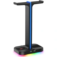 Stalak HAVIT Gamenote RGB LED za slušalice TH650