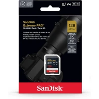 Memorijska kartica SDXC 128GB, SANDISK Extreme PRO, UHS-II, V90, 300 MB/s čitanje/pisanje, 8K Memorijska kartica SDXC 128GB, SANDISK Extreme PRO, UHS-II, V90, 300 MB/s čitanje/pisanje, 8K