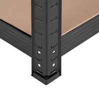 Regal SONGMICS, 40x90x180cm, smeđe-crni, GLR040B01