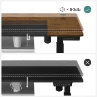 Stol SONGMICS, električni, Sit/Stand, s okvirom, crno-rustikalni, LSD016X01 Stol SONGMICS, električni, Sit/Stand, s okvirom, crno-rustikalni, LSD016X01