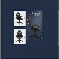 Gaming stolica SONGMICS, crna (OBG38BKV1)