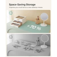 Kutijica za nakit SONGMICS, troslojna, JBC239WT