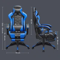 Gaming stolica SONGMICS, crno-plava (RCG026B01)