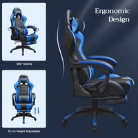 Gaming stolica SONGMICS, crno-plava (RCG026B01)