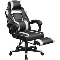 Gaming stolica SONGMICS, crno-bijela (OBG73BW)