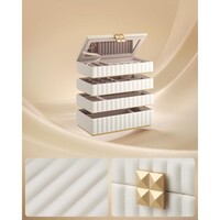 Kutijica za nakit SONGMICS, kovčeg s ogledalom