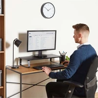 Postolje VONHAUS, drveno, za monitor, crno Postolje VONHAUS, drveno, za monitor, crno