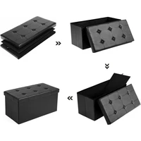 Tabure SONGMICS, sklopivi, s prostorom za pohranu, 80L