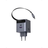 Punjač UGREEN Retractable, GaN, USB-C, 65W