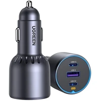 Punjač UGREEN, automobilski, 75W, 3-portni