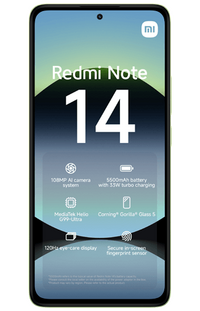 Mobitel XIAOMI REDMI Note 14, 6.67", 6/128 GB, zeleni