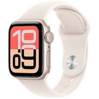 Pametni sat APPLE Watch SE 3 40mm, Gold, Beige Rubber Strap M/L (MEH54ZR/A)