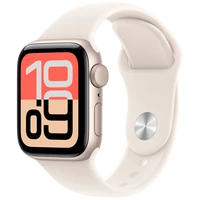 Pametni sat APPLE Watch SE 3 5G 40mm, Gold, Beige Rubber Strap S/M (MEP64ZR/A)