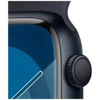 Pametni sat APPLE Watch Series 9 45mm, Black, Black Silicone Strap M/L (MR9A3)